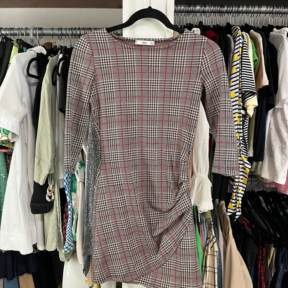Stylish Plaid Dress